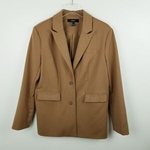 Forever 21 Camel Longline Blazer